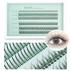 100 240 Clusters False Eyelashes DIY Extension Kit with C Curl and Thickness