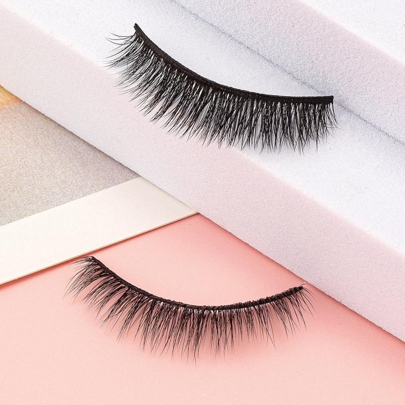 5 Pairs 3D Chemical Fiber Eyelashes Natural Curling Fully Eyelashes