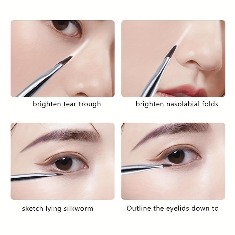 Blade Eyeliner Brush Ultra Thin Flat Eyebrow Brush