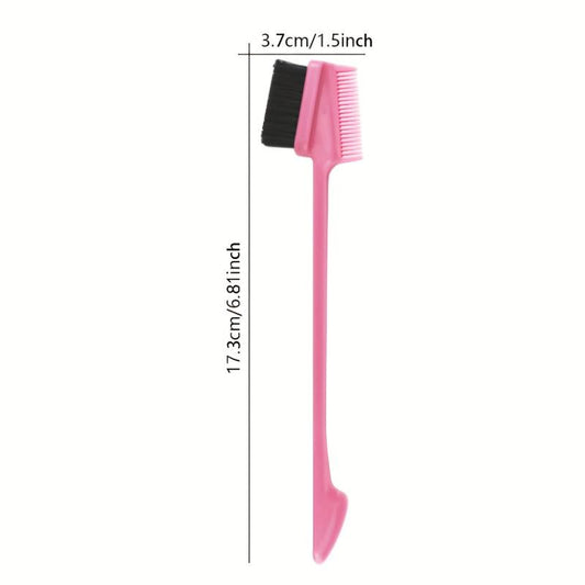 Three Headed Eyebrow Brush Shredded Hair Brush Comb