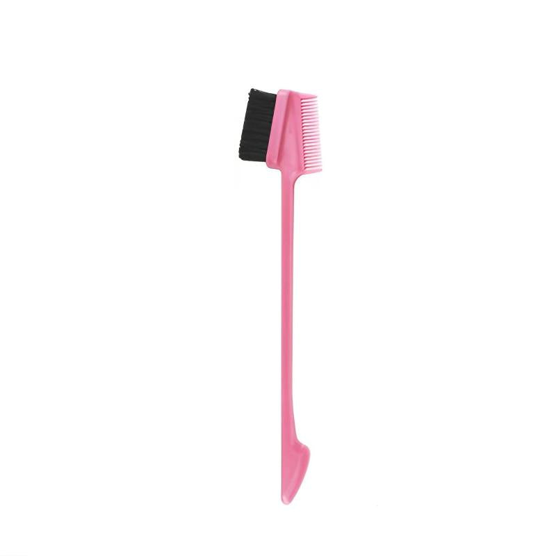 Three Headed Eyebrow Brush Shredded Hair Brush Comb