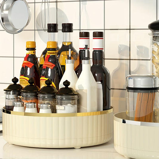 Modern Round Tray 360 Rotating Skincare Storage Rack Lazy Susan Turntable