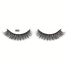 3D False Eyelashes Fluffy Faux Mink Lashes Natural Look 1 Pair