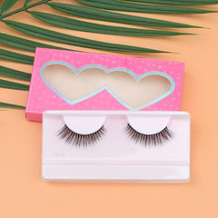 3D False Eyelashes Fluffy Faux Mink Lashes Natural Look 1 Pair