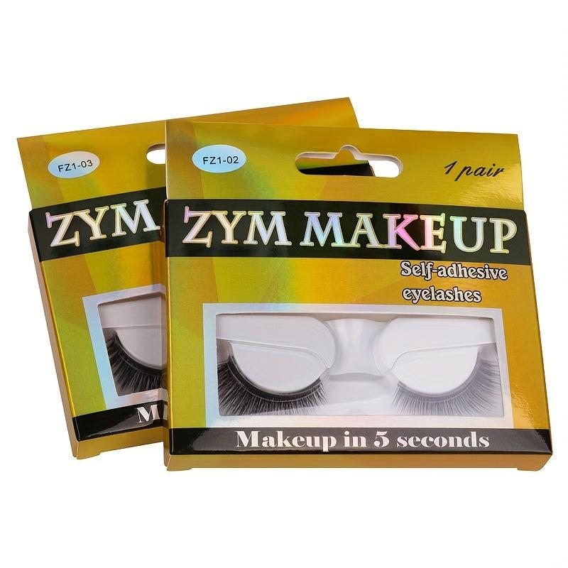 Self-adhesive False Eyelashes Natural Thick Cross Soft Eyelashes