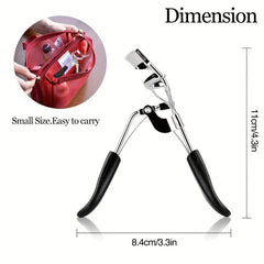 Stainless Steel Lash Curler With 30 Rubber Refill Pads