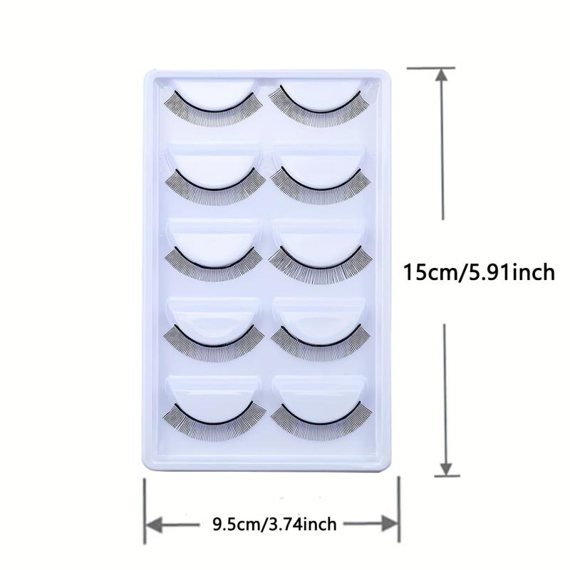 10 15 25 Pairs Self Adhesive Practice Lashes for Eyelash Extensions