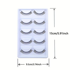 10 15 25 Pairs Self Adhesive Practice Lashes for Eyelash Extensions