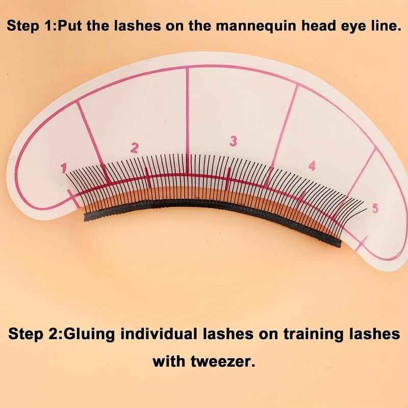 10 15 25 Pairs Self Adhesive Practice Lashes for Eyelash Extensions