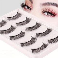 Short False Eyelashes Thick Curling Simulated Natural Grafting Eyelashes