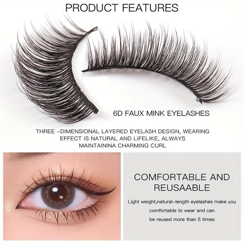 Short False Eyelashes Thick Curling Simulated Natural Grafting Eyelashes