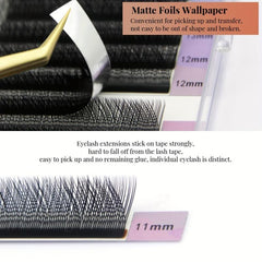 Y Shaped False Eyelashes Handwoven Soft Natural Crossed Extension