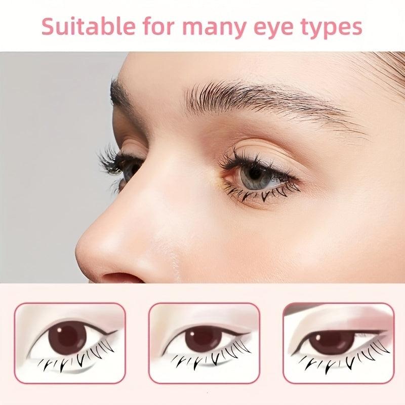 2pcs Lower Eyelash Stamp Makeup Tool Silicone Eyelash Stamp