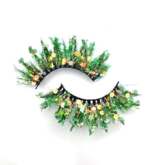 Colorful Luminous Lashes Stage Makeup False Eyelash