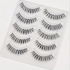 Natural Simulated False Eyelashes for Bridal Makeup