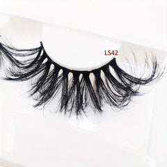 25mm 5D Mink False Eyelashes Natural Look Fluffy Lashes