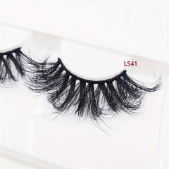 25mm 5D Mink False Eyelashes Natural Look Fluffy Lashes