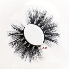 25mm 5D Mink False Eyelashes Natural Look Fluffy Lashes