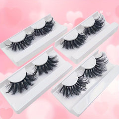 25mm 5D Mink False Eyelashes Natural Look Fluffy Lashes