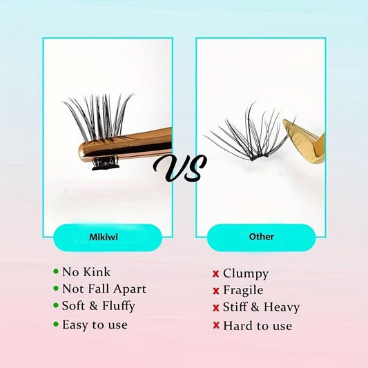 Individual Cluster Lashes 30D 40D Mixed Natural False Eyelash Clusters