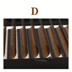 Brown Single Lashes Round Head 0.05C 0.05D 8-15mm Mixed Pack