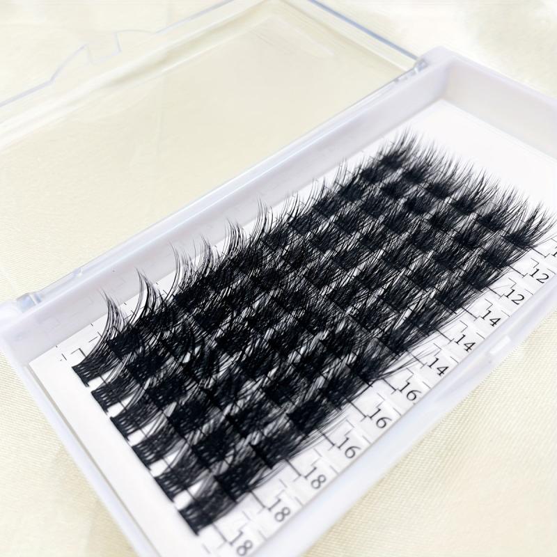 72 Lash Clusters DIY Eyelash Extensions D Curl Volume Individual Lashes 100 Wisp
