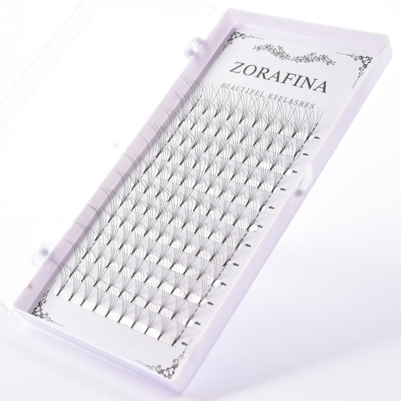 5D Cluster Lashes Short Root Curling Eyelashes Extension