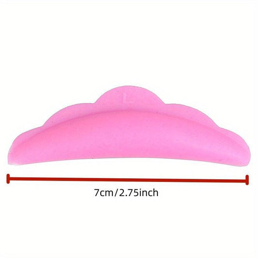 5 Pairs Lash Lift Shields Silicone Pads Eyelash Perm Curved Shape