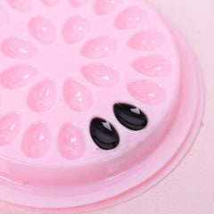 100Pcs Eyelash Glue Pallet Eyelash Extension Glue Pads Stand