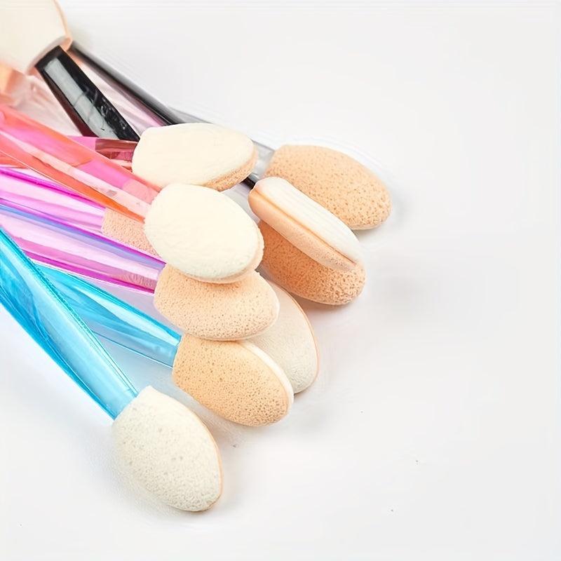 10pcs Sponge Eyeshadow Applicators Double Sided Makeup Applicator