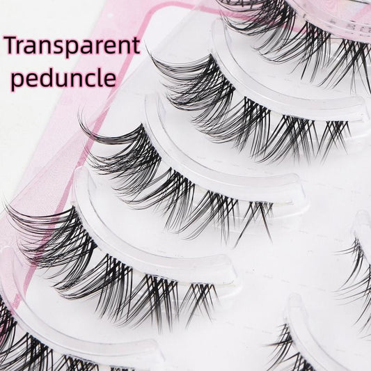 Fox Eye Eyelashes 5 Pairs False Eyelashes Simulated Thai Makeup