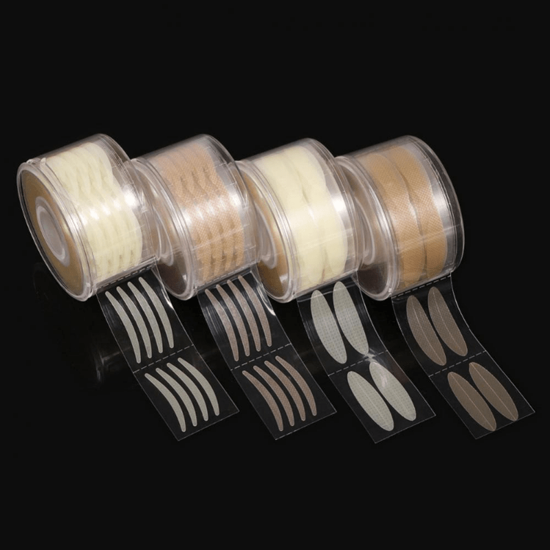 Eyelid Tape Stickers 600pcs Clear Beige Double Fold Eyelid Tape Eye Lid Strips