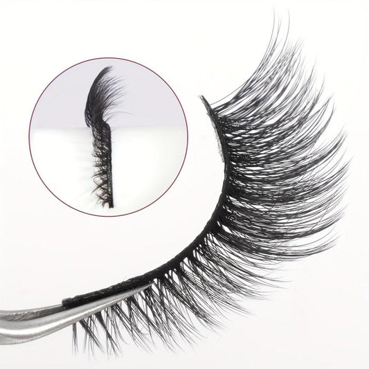 7 Pairs Fox Eye Cat Eye False Eyelashes Natural Thick Lashes Extension