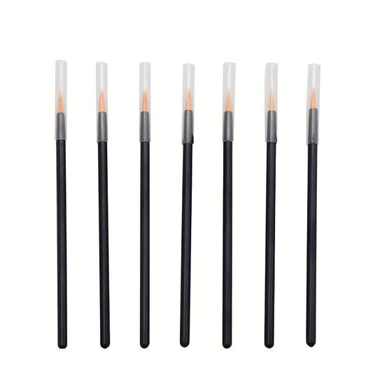 50Pcs Disposable Eyeliner Makeup Brushes Fine Nylon Hair Beauty Make Up Brush