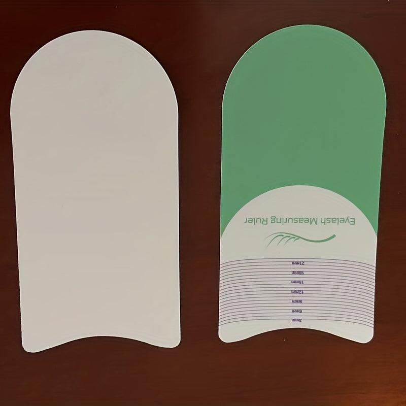 3Pcs Eyelash Ruler Stencils for Measuring Length and Curling Degree Beauty Tool