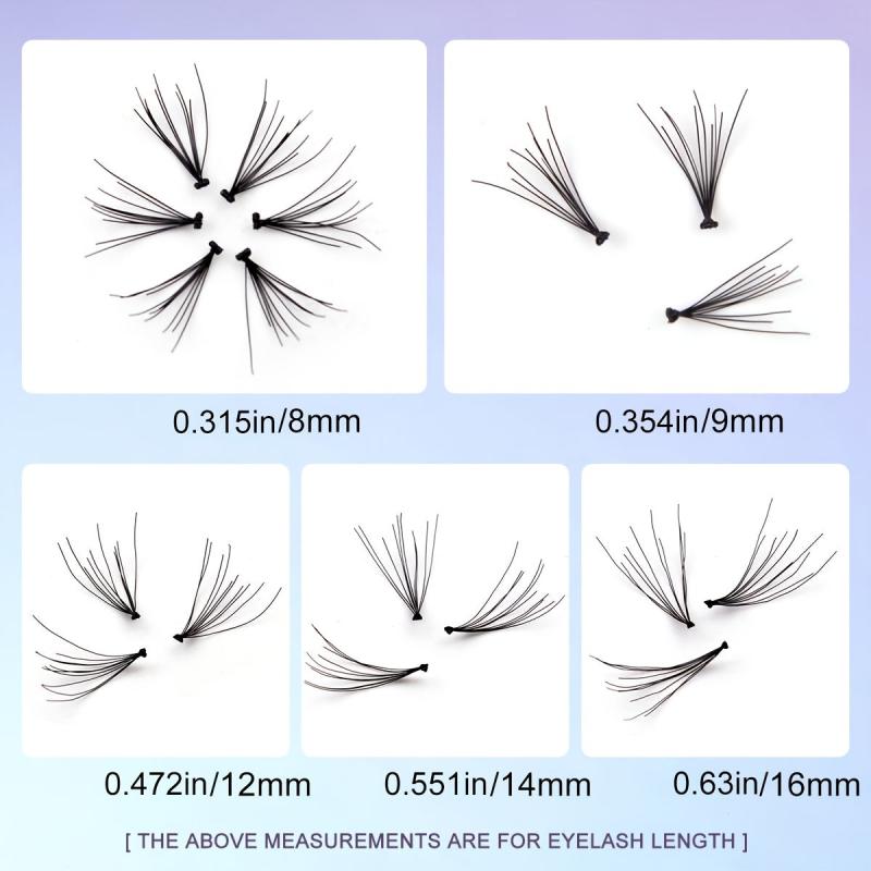 Portable Lash Clusters for Natural and Dramatic Look