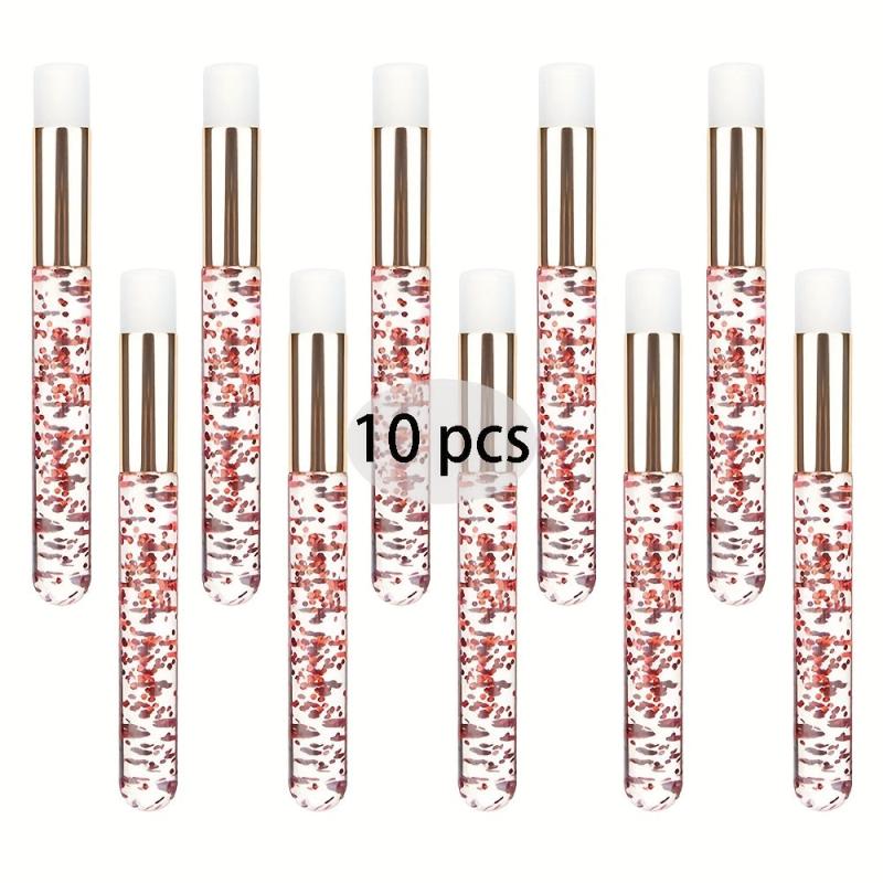 10Pcs Eyelash Shampoo Brushes Flat Nose Cleaning Remove Tool