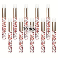 10Pcs Eyelash Shampoo Brushes Flat Nose Cleaning Remove Tool