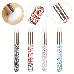 10Pcs Eyelash Shampoo Brushes Flat Nose Cleaning Remove Tool