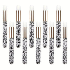 10Pcs Eyelash Shampoo Brushes Flat Nose Cleaning Remove Tool