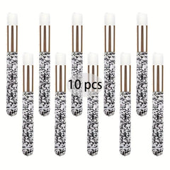 10Pcs Eyelash Shampoo Brushes Flat Nose Cleaning Remove Tool