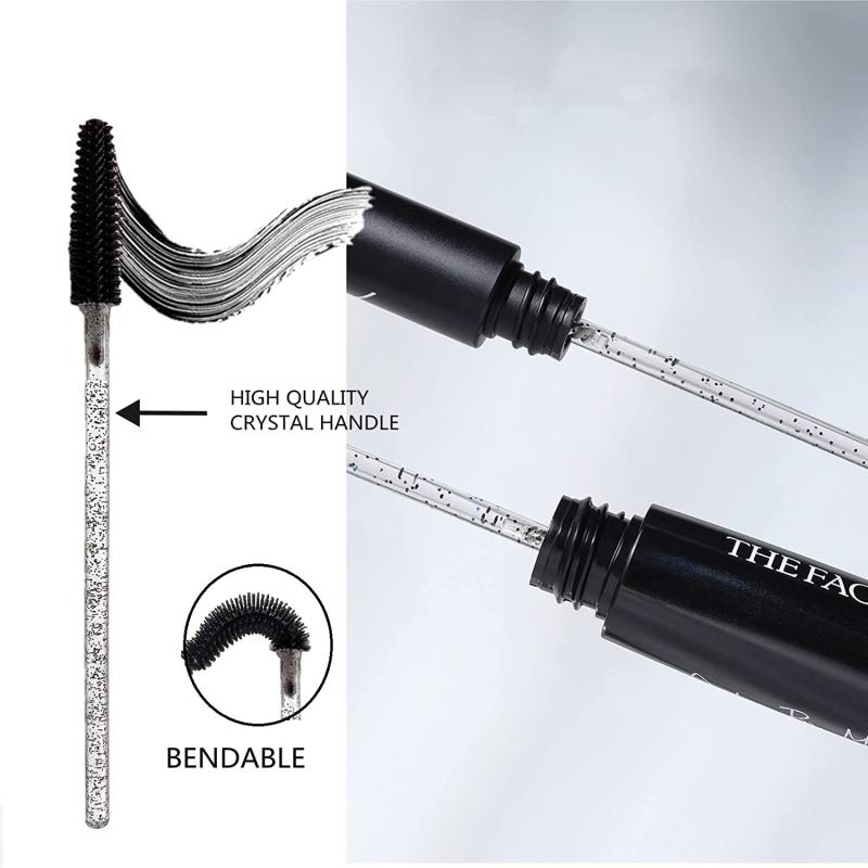 50 Pcs Mascara Wands Eyelash Brush Spools For Eyelash Extension Eyebrow Makeup