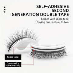5 Pairs Reusable Self Adhesive Natural Look False Lashes