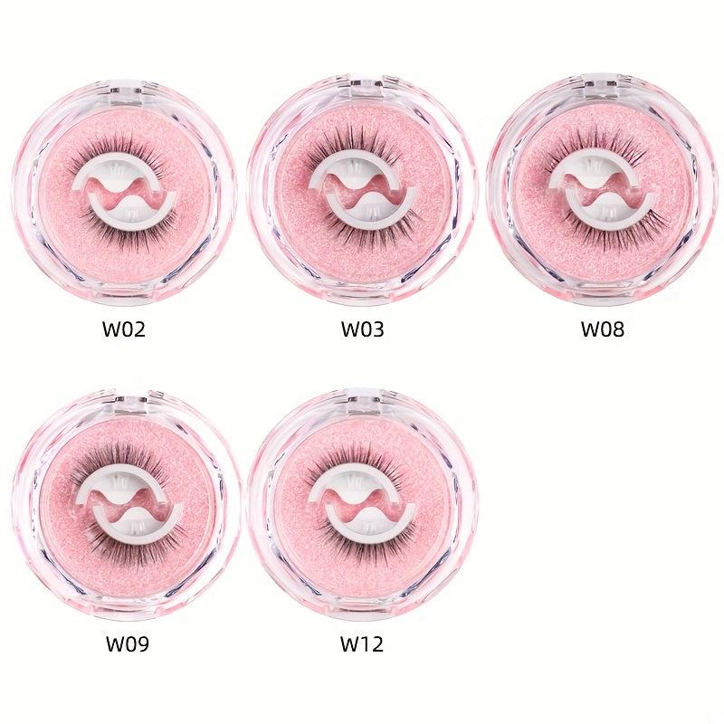 5 Pairs Reusable Self Adhesive Natural Look False Lashes