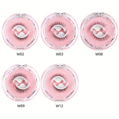 5 Pairs Reusable Self Adhesive Natural Look False Lashes