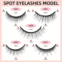 5 Pairs Reusable Self Adhesive Natural Look False Lashes