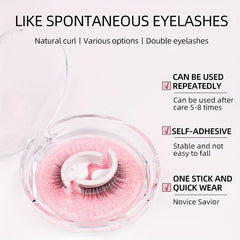 5 Pairs Reusable Self Adhesive Natural Look False Lashes