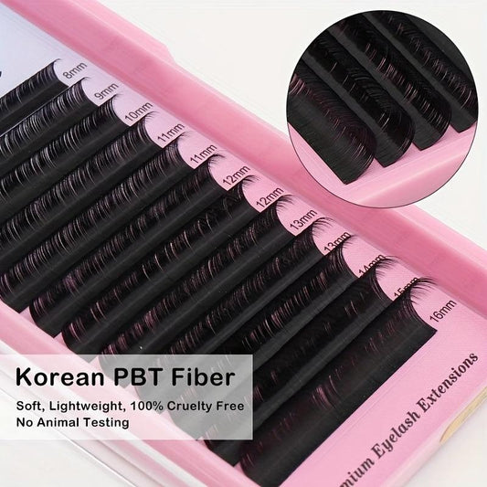 16mm Classic Matte Eyelash Extensions - Salon Use