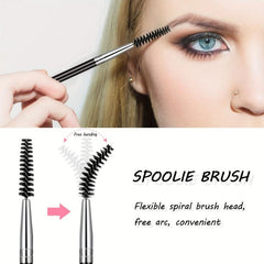 1pc Eyelash Curl Double Head Eyelash Comb Eyebrow Brush