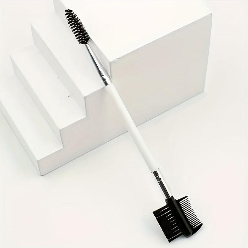 1pc Eyelash Curl Double Head Eyelash Comb Eyebrow Brush